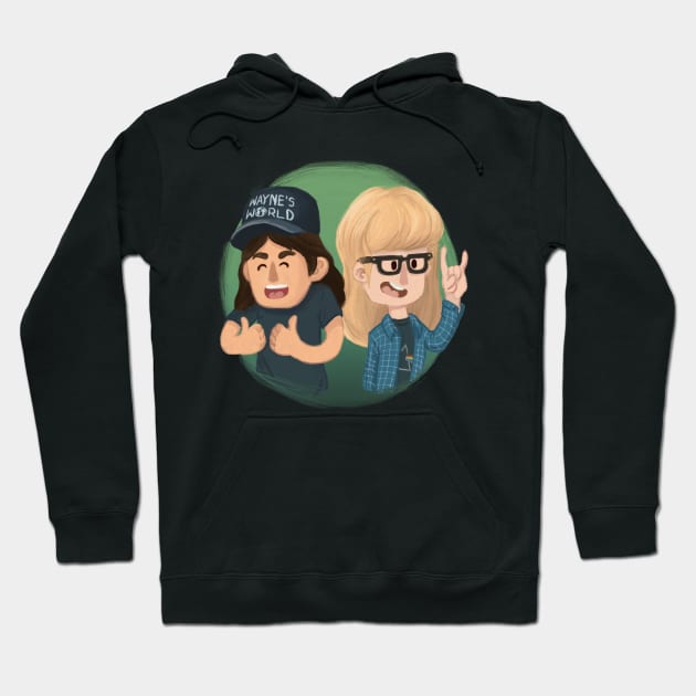 Wayne's World Hoodie by LonelyBunny